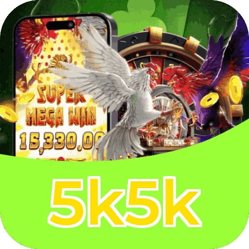 Passo a passo visual mostrando processo de download e instalação do aplicativo 5k5k